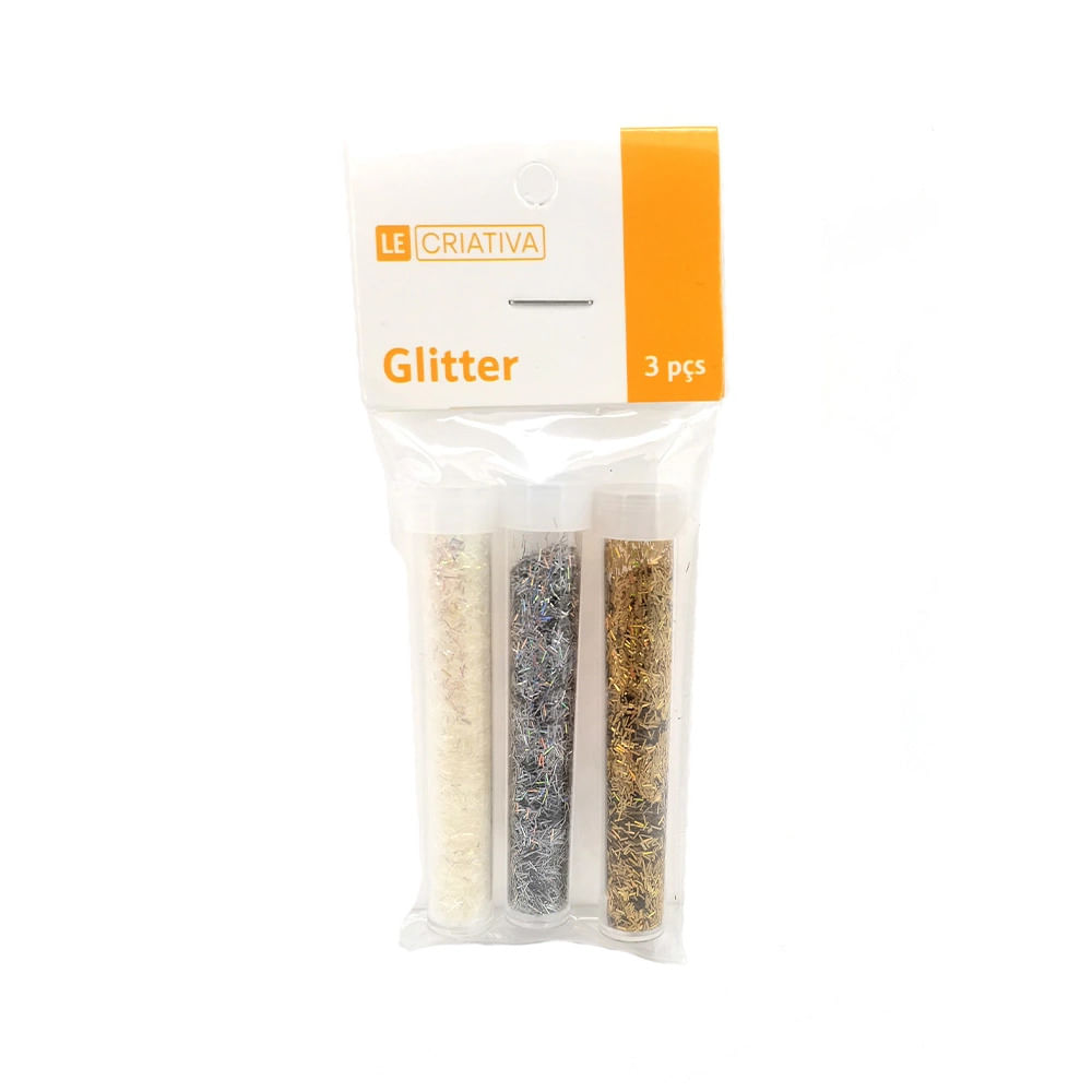 Glitter Le com 3 Unidades - Item Sortido