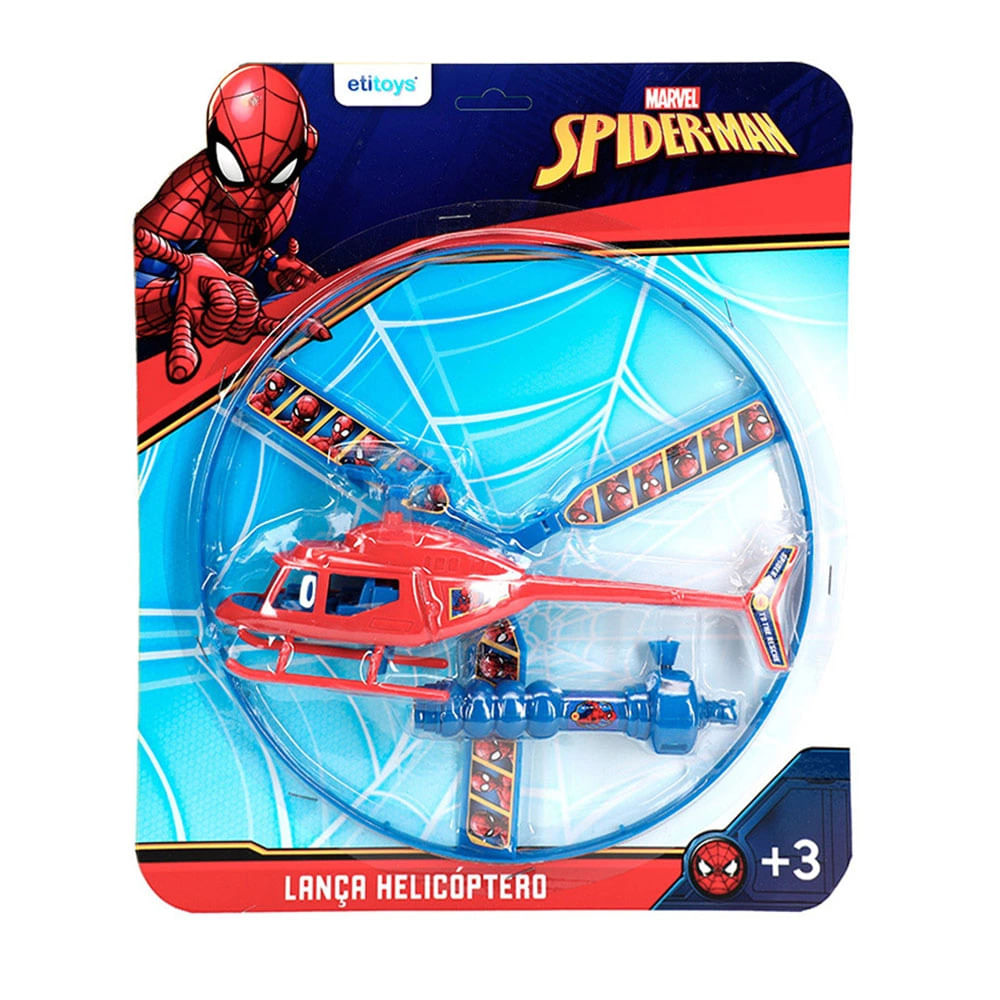 Helicóptero Lançador Etilux Spiderman