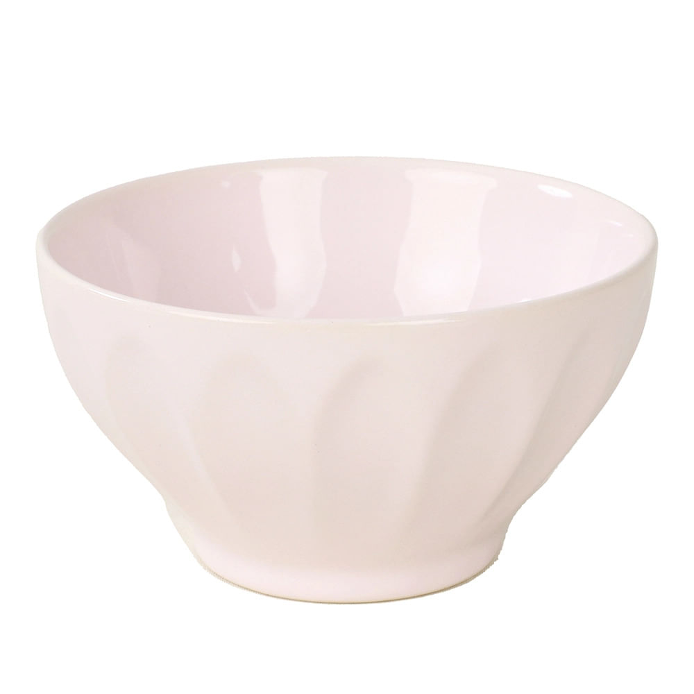 Bowl Cerâmica Haus Decorato Rosa 480ml