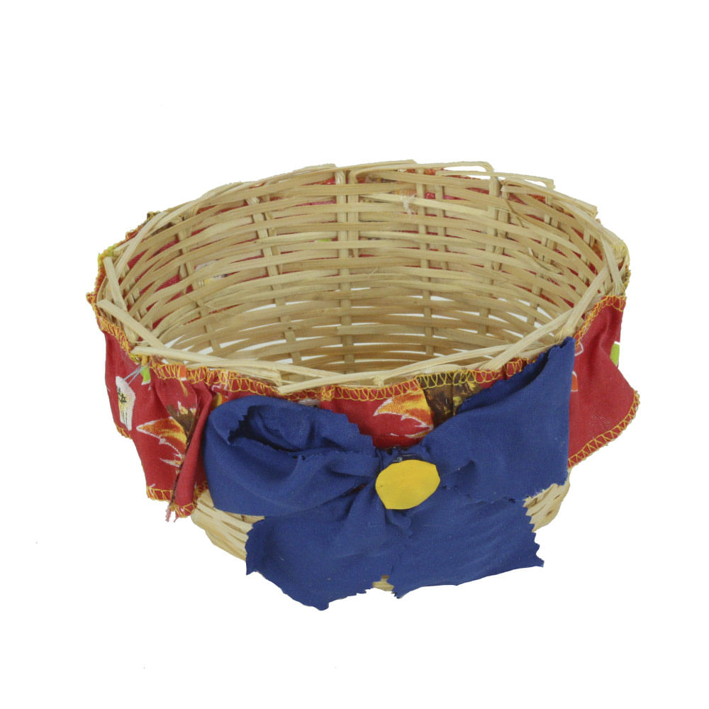Cesta Junina Decorativa Flor de Brotas