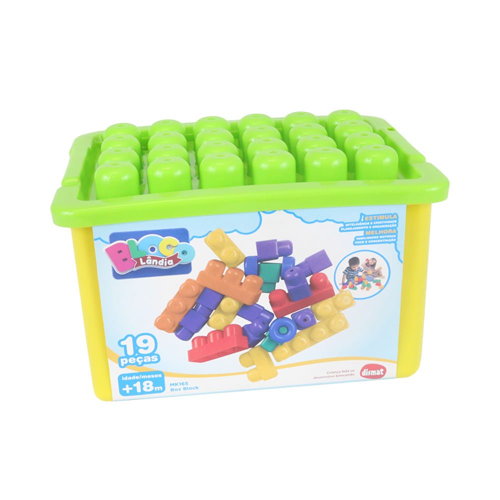 Box Block Dismat Cores Diversas - Item Sortido