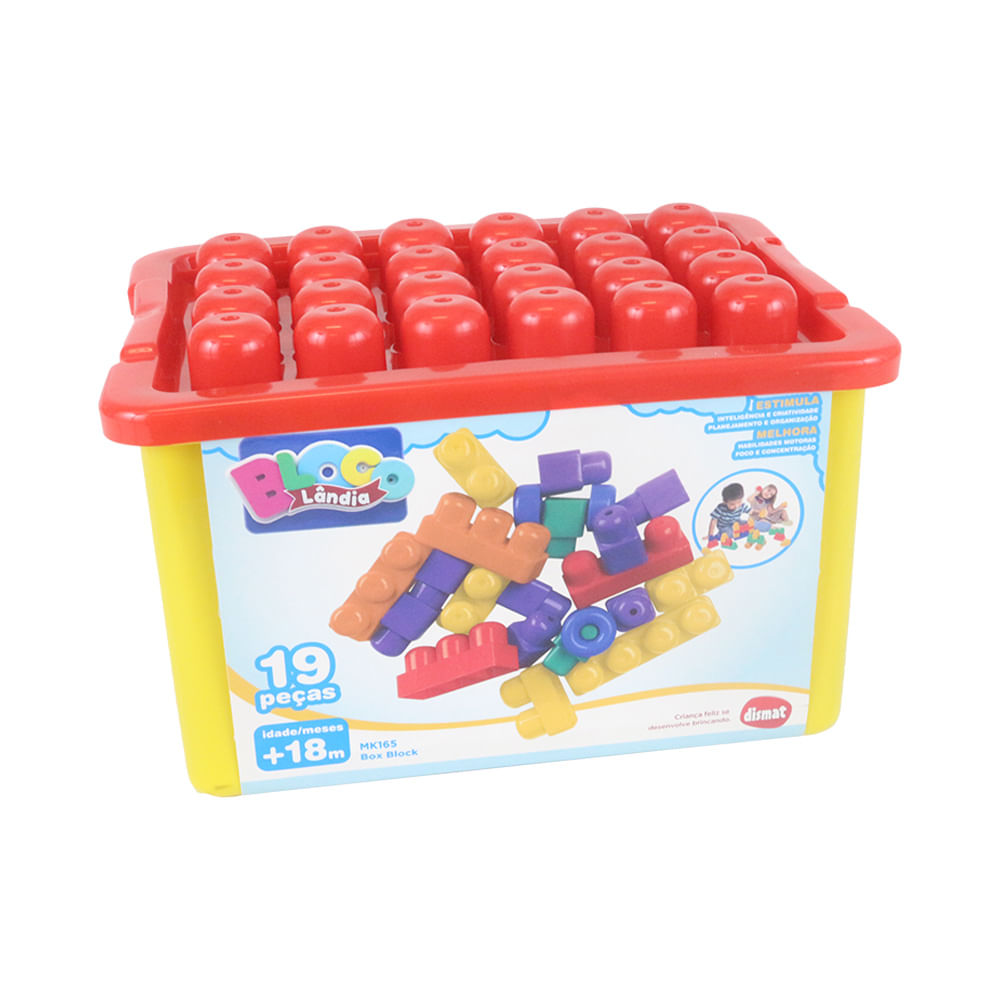 Box Block Dismat Cores Diversas - Item Sortido