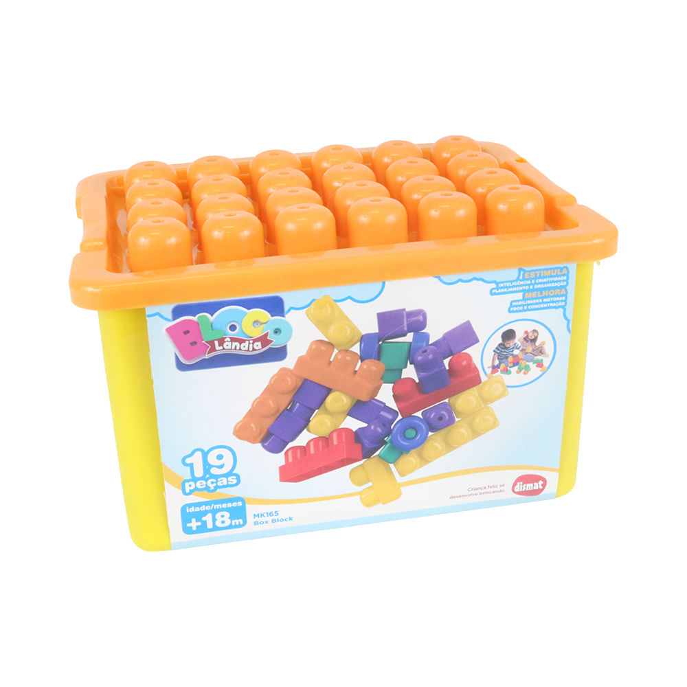 Box Block Dismat Cores Diversas - Item Sortido