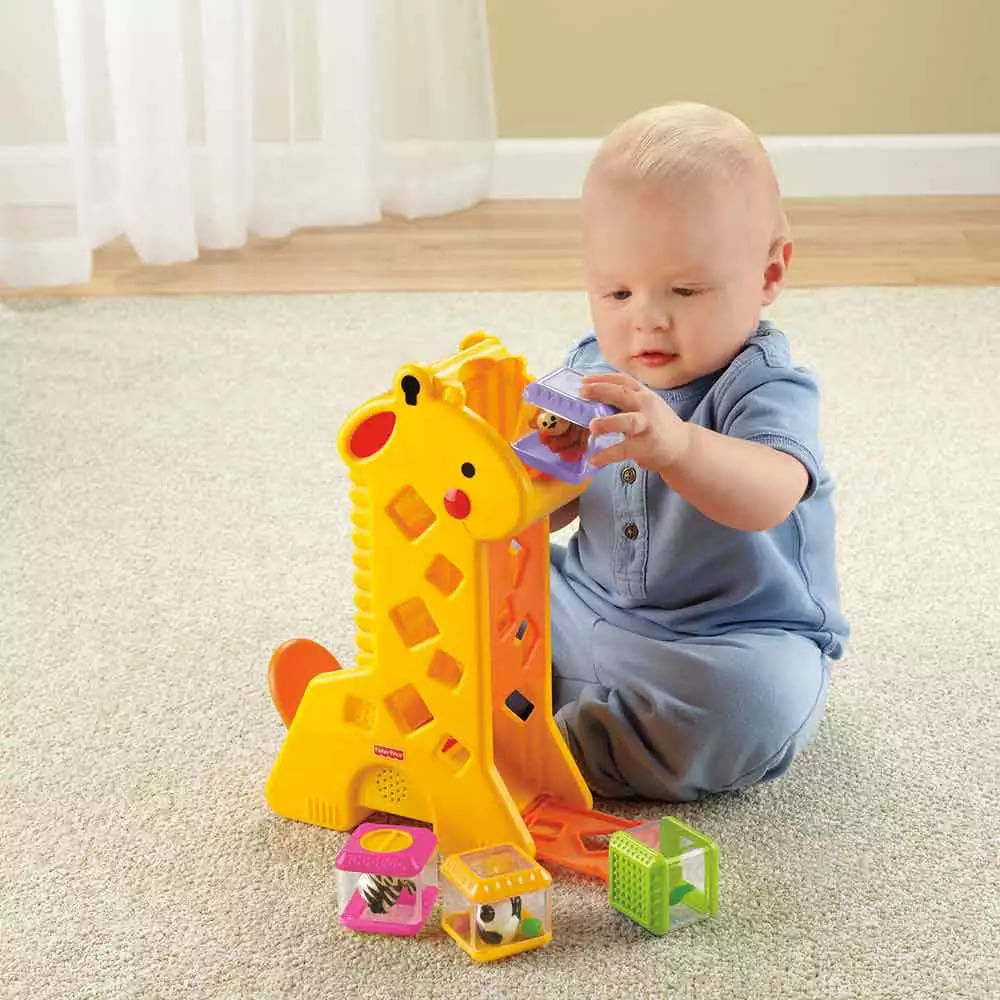 Girafa Fisher Price Bloco de Encaixar