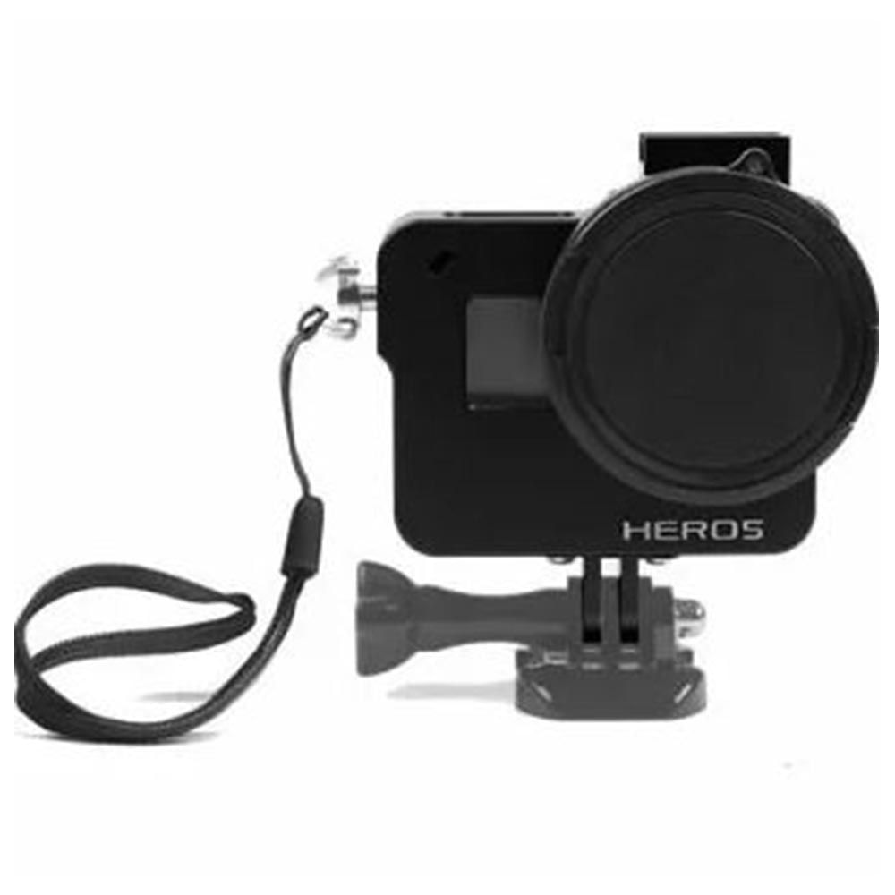 Frame em Alumínio Gopro Hero 5 Black + Lente UV