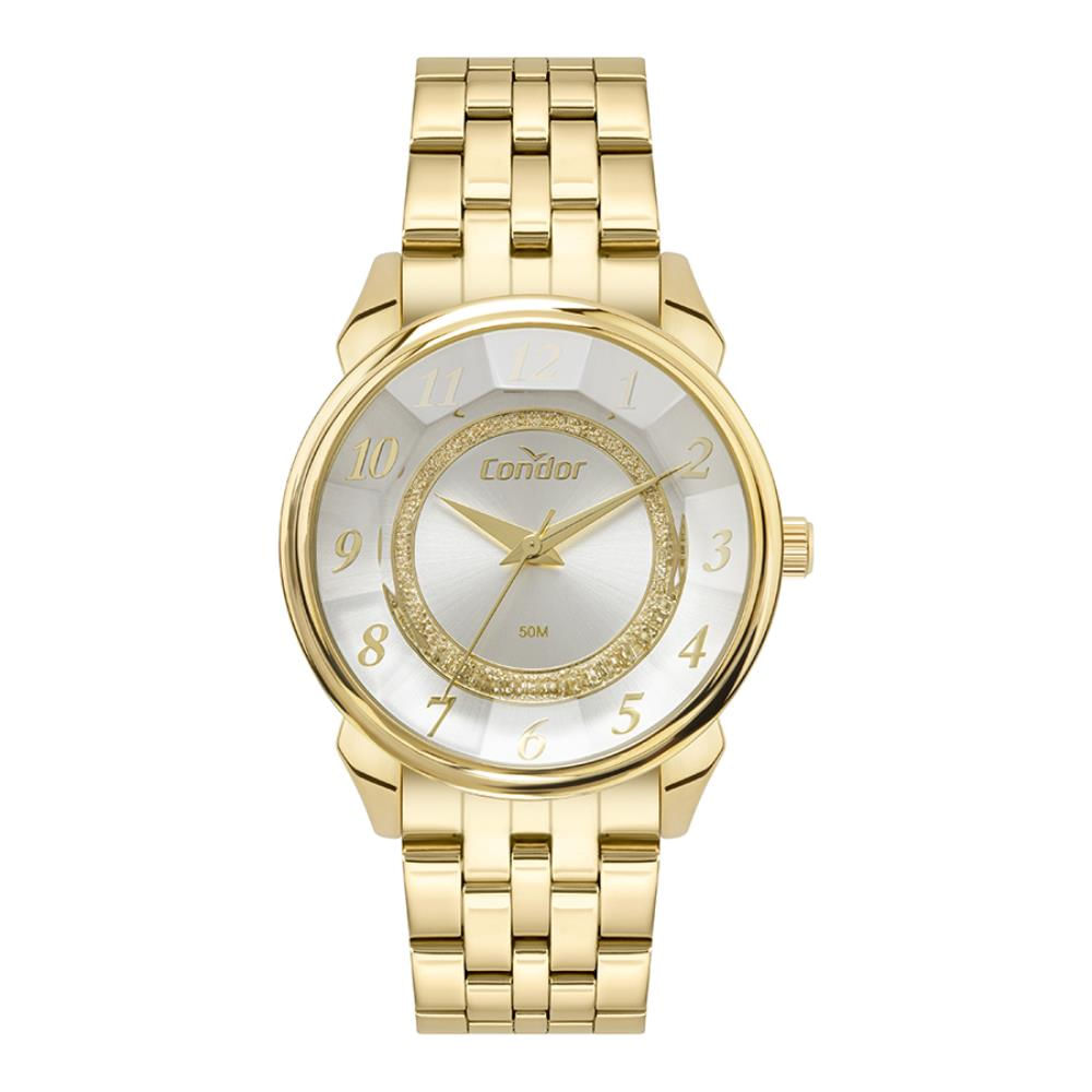 Relógio Condor Feminino Ref: Co2035njs/4k Fashion Dourado