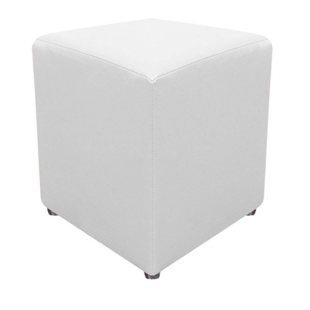 Puff Decorativo Dado Corano Branco