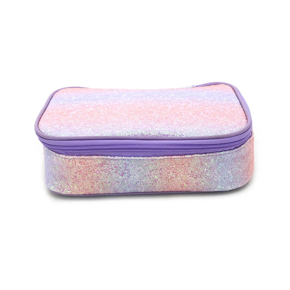 Porta Acessórios Le Box Glitter Multi Color com Divisória - Item Sortido