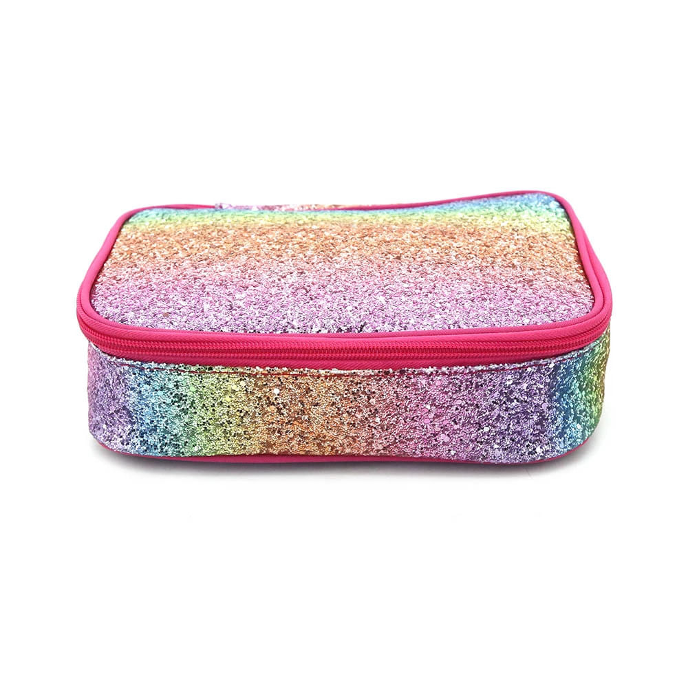 Porta Acessórios Le Box Glitter Multi Color com Divisória - Item Sortido