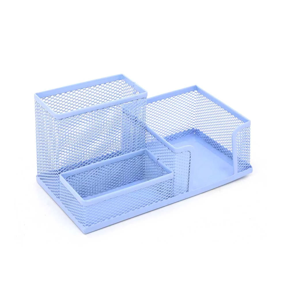 Organizador de Mesa Le Aramado Azul Tamanho Médio 10x20x10cm