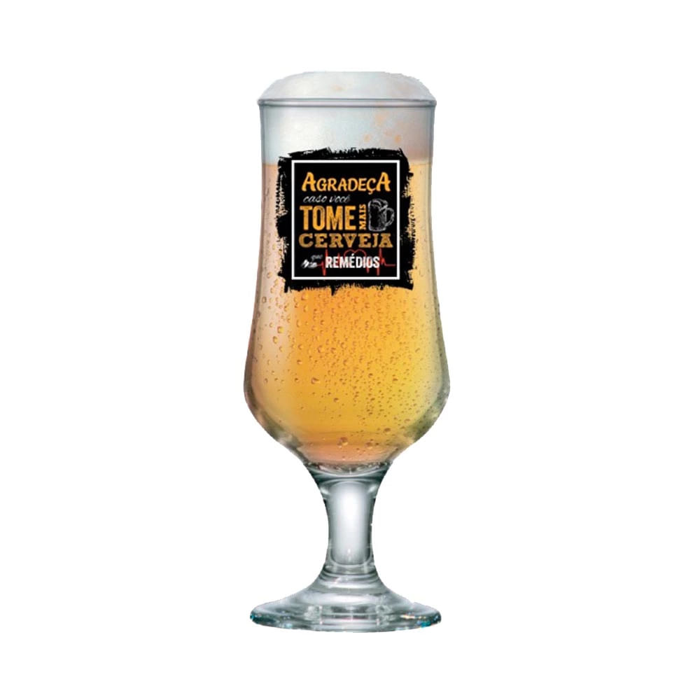 Taça para Cerveja Ruvolo Barcelona Funny 370ml - Item Sortido