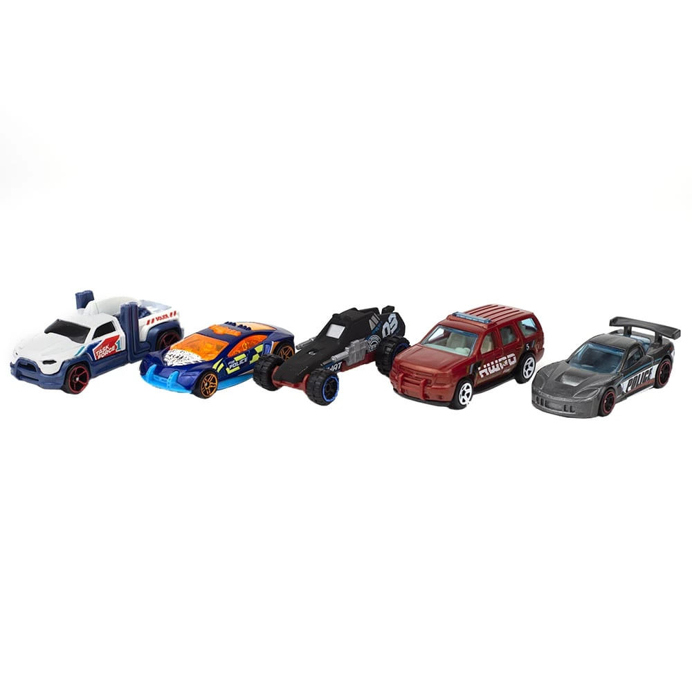 Kit Hot Wheels com 5 Carros - Item Sortido