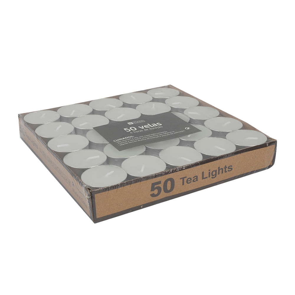 Kit de Velas Le Rechaud com 50 Peças Branco