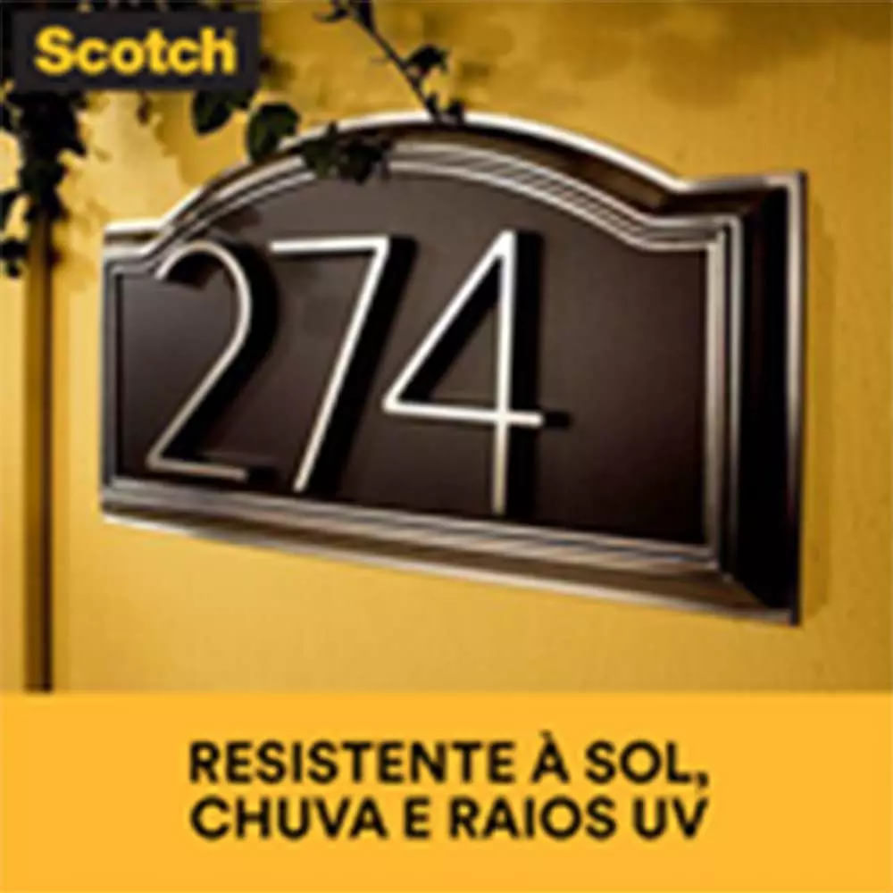 Fita Adesiva Dupla Face Scotch 3M com Espuma Uso Externo 24mmx1,5m