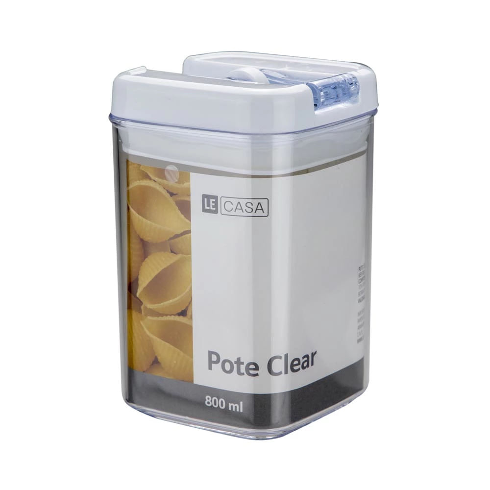 Pote Hermético Le Clear 800ml