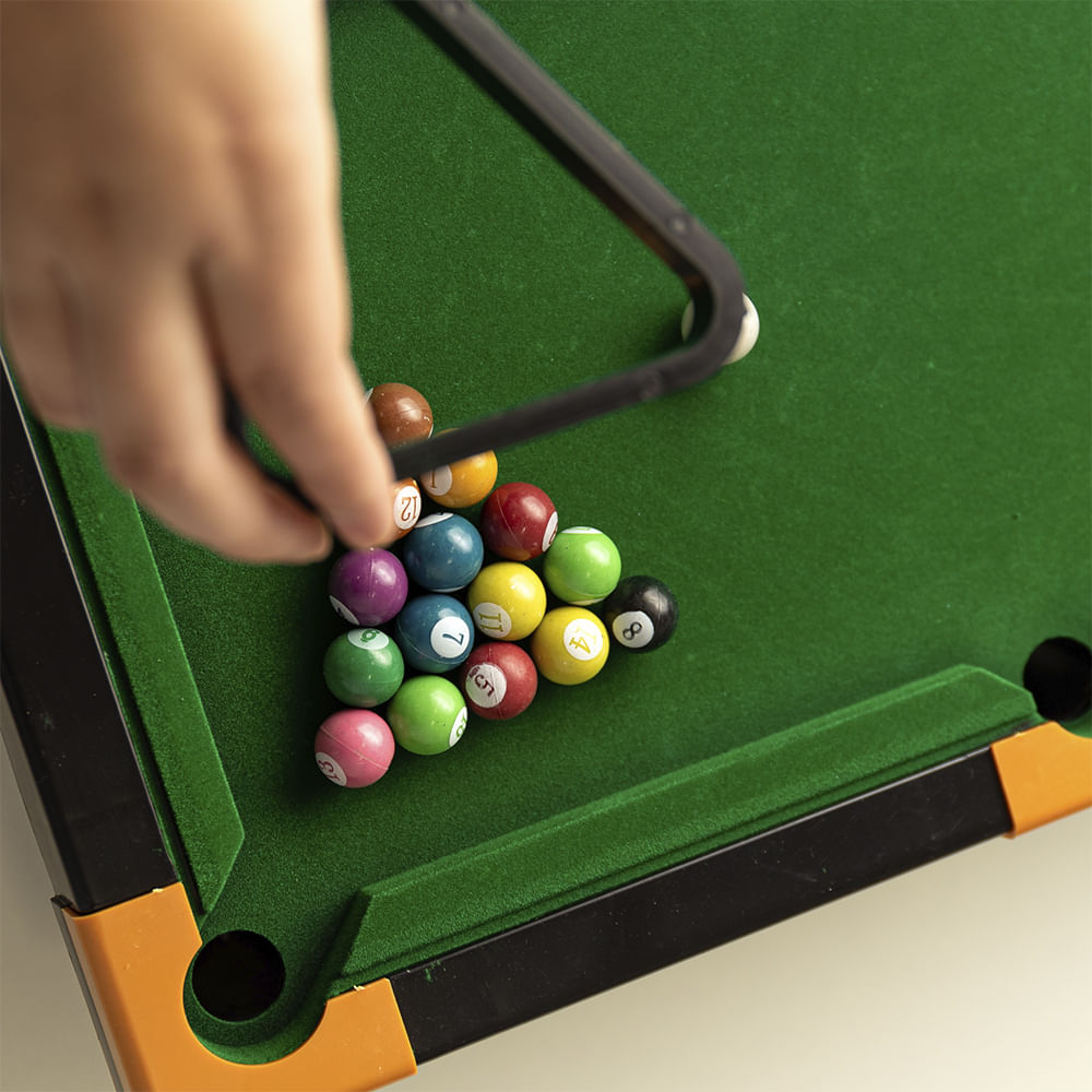 Mini Mesa de Sinuca Infantil Snooker Le