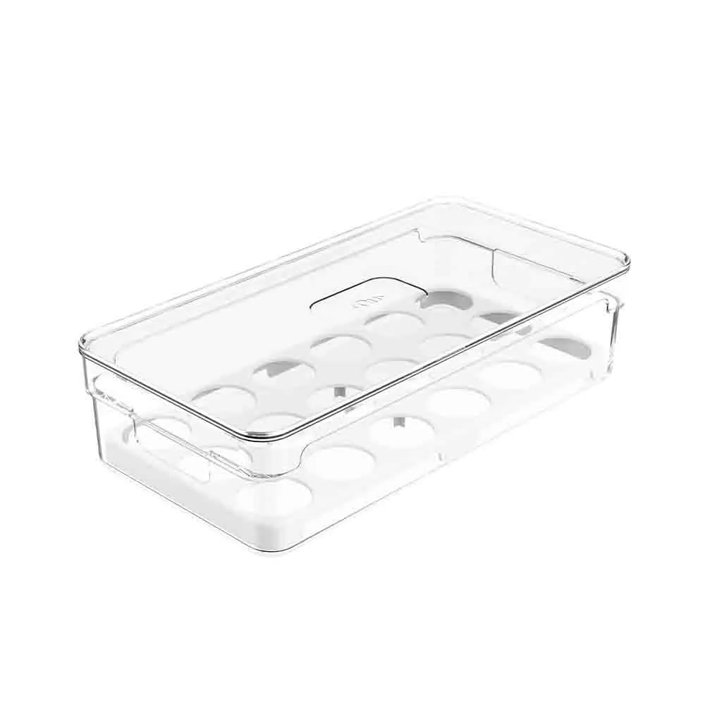 Organizador Martiplast Clear Fresh Cristal para Ovos 18 Unidades Incolor