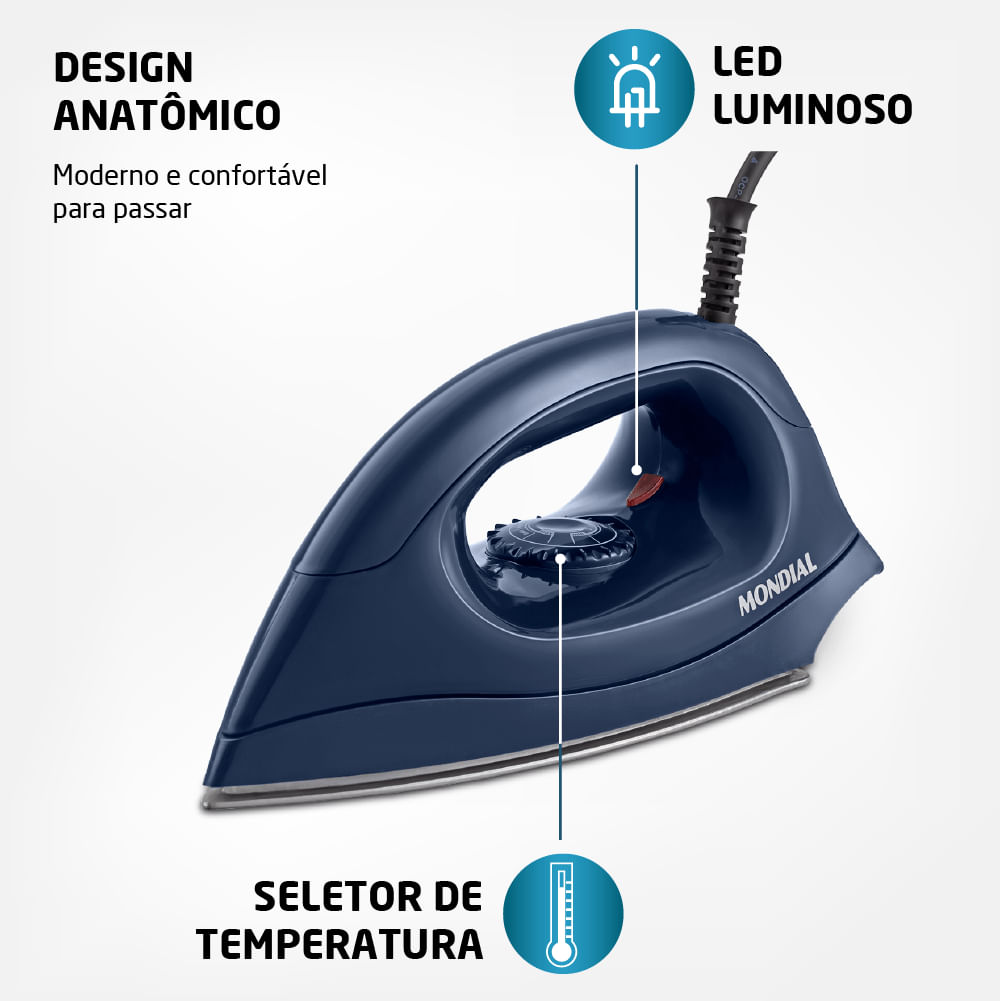 Ferro a Seco Mondial - FSN-55-BL 110