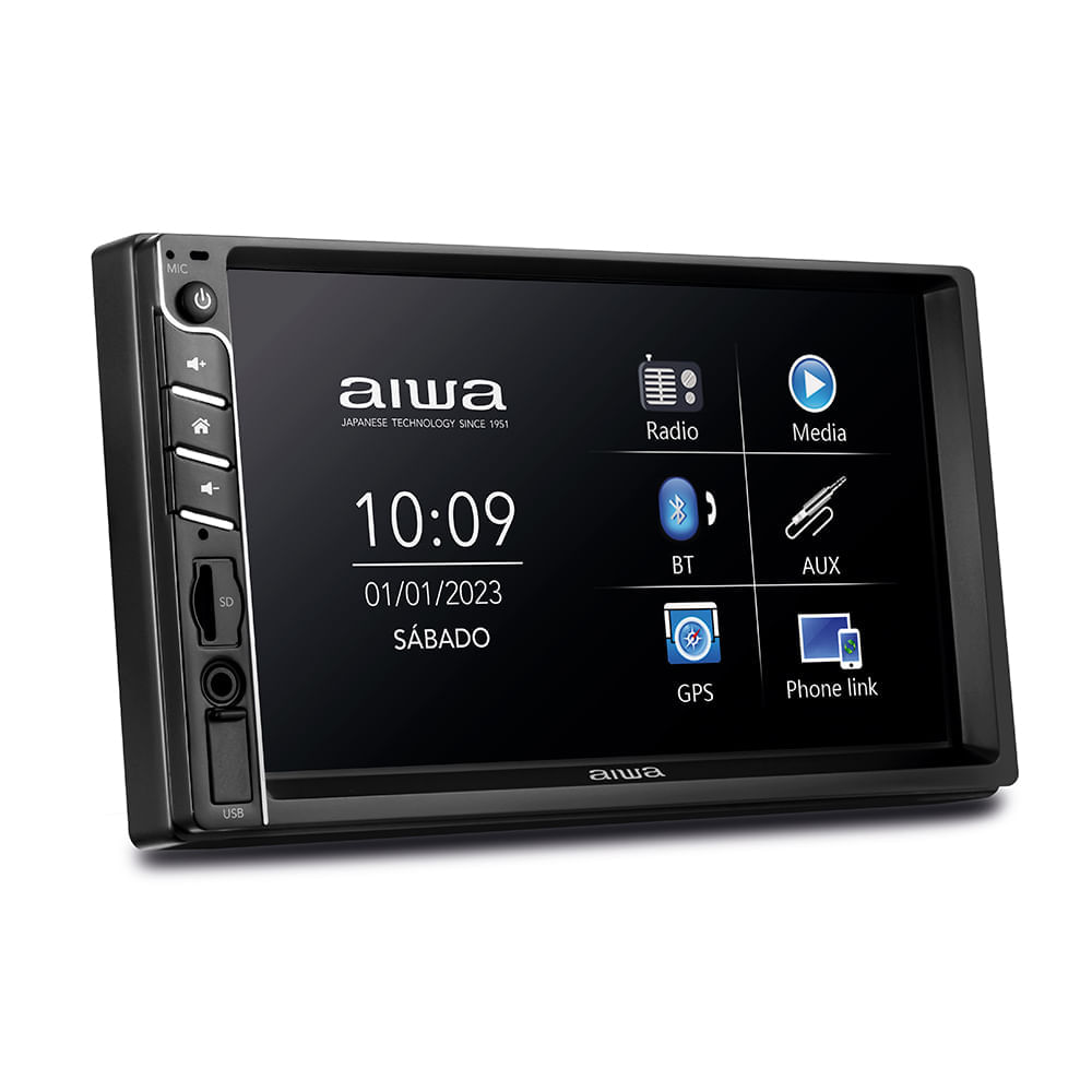 Central Multimídia Car Áudio AIWA CA-DD-01 4X25W BT Mic