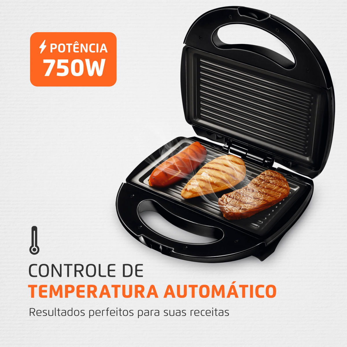 Sanduicheira Mondial Fast Grill e Sandwich S-12 110