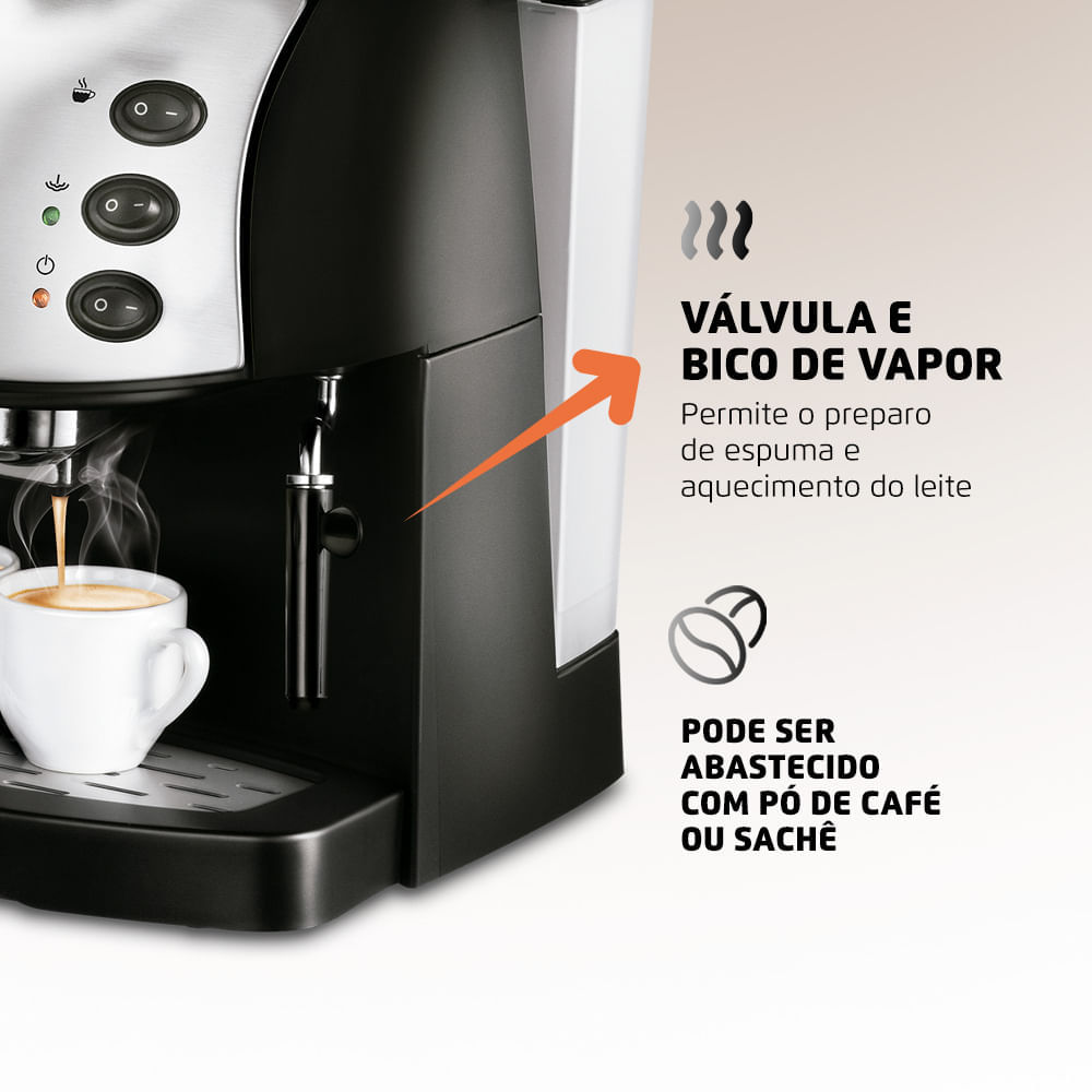 Máquina de Café Expresso Mondial C-08 110