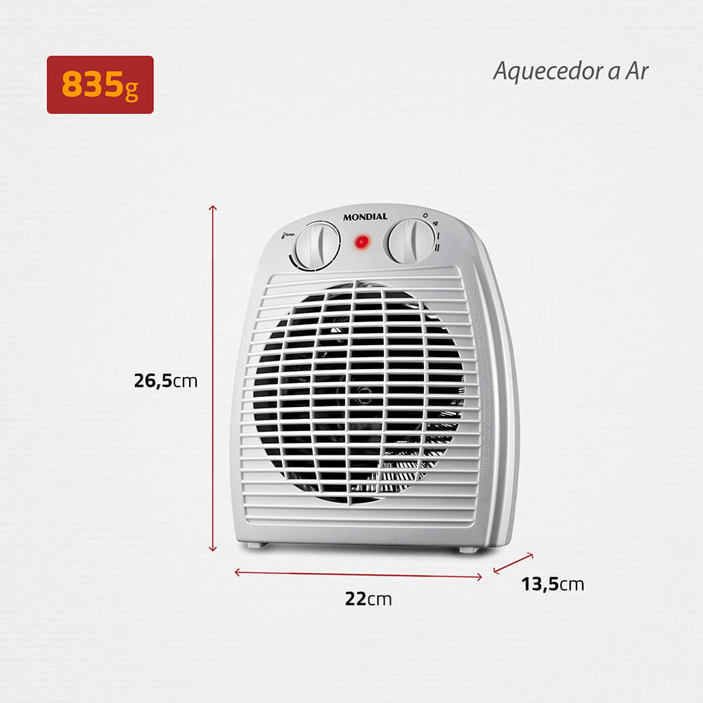 Aquecedor de Ar Mondial A-08 110