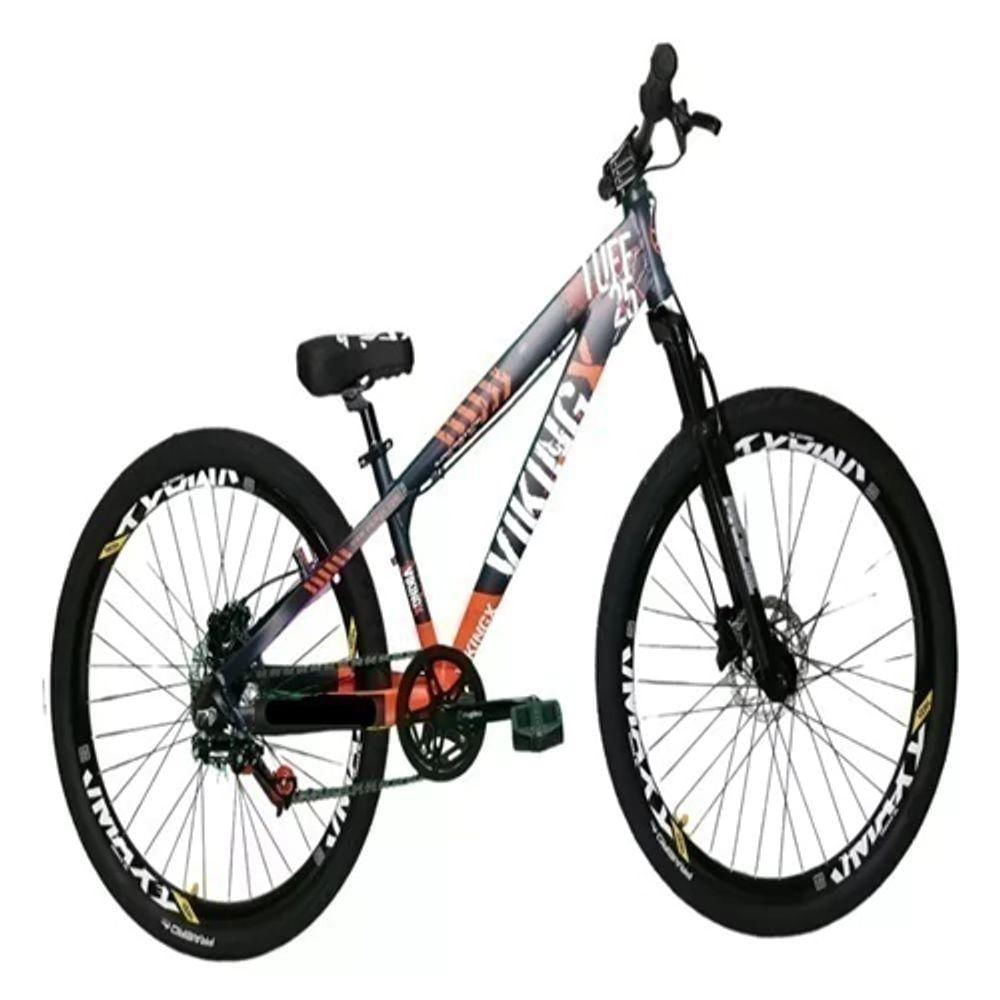 Vikingx Tuff 25/30 Roxo Laranja Whelling Single Freio Hidraulico Vmaxx Liso Com Suspenão Mecanica