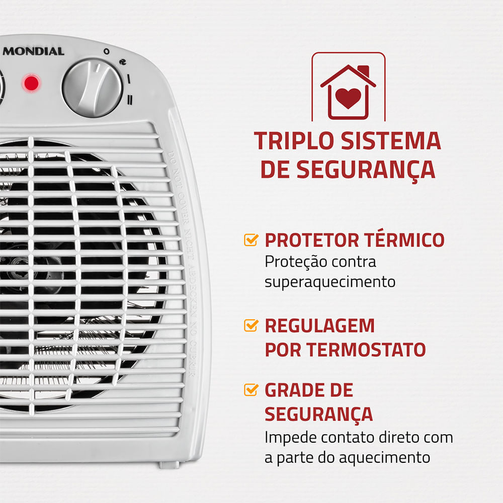 Aquecedor de Ar Mondial A-08 110