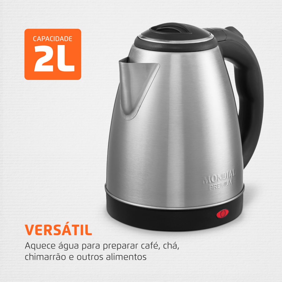 Chaleira Elétrica Petite 1100W - 900ml