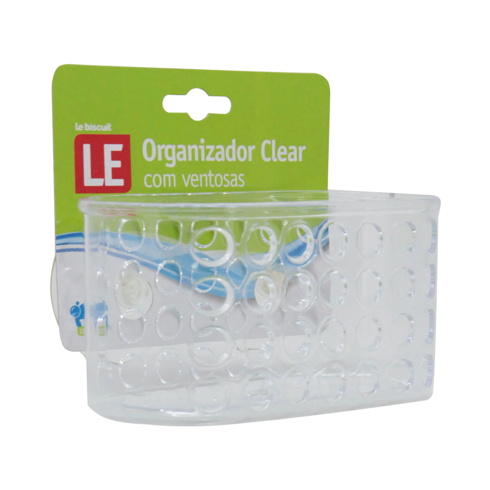 Organizador Le Clear com Ventosa