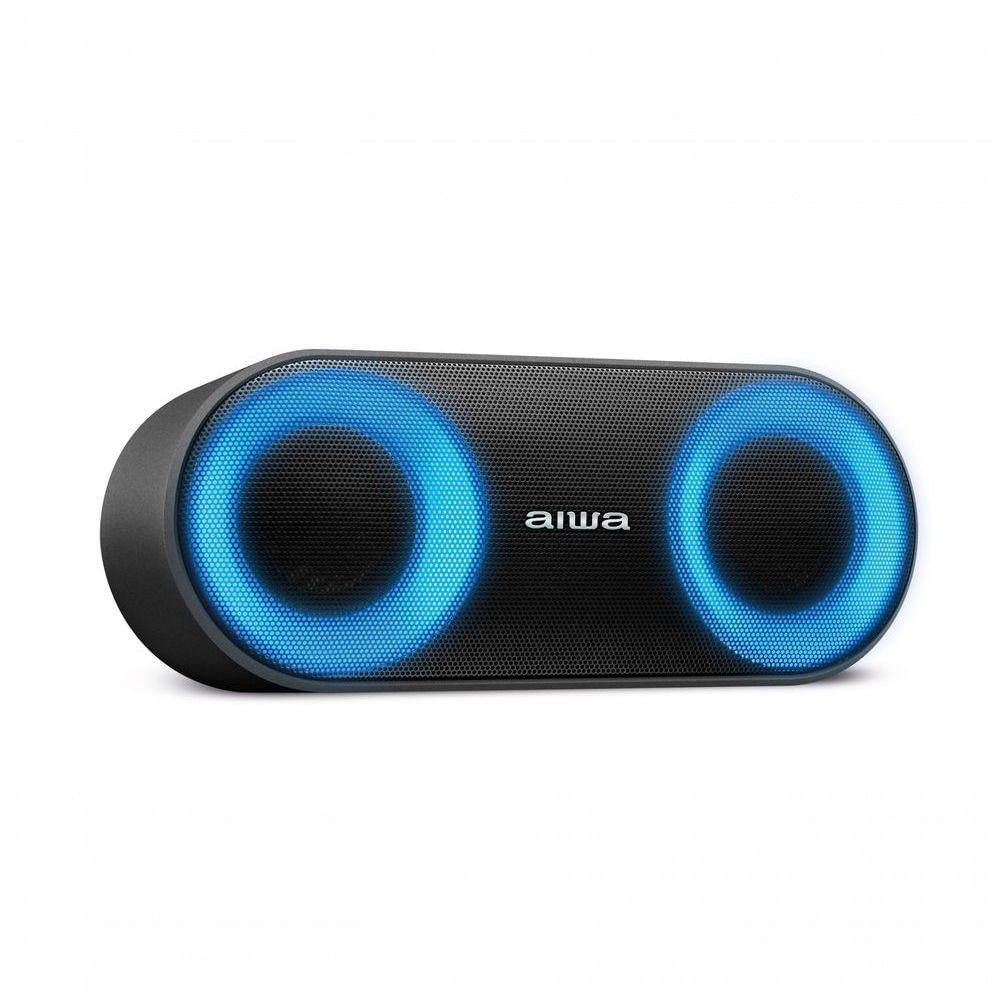 Caixa Som Speaker Aiwa Bluetooth Luzes Mini Aws-sp-01