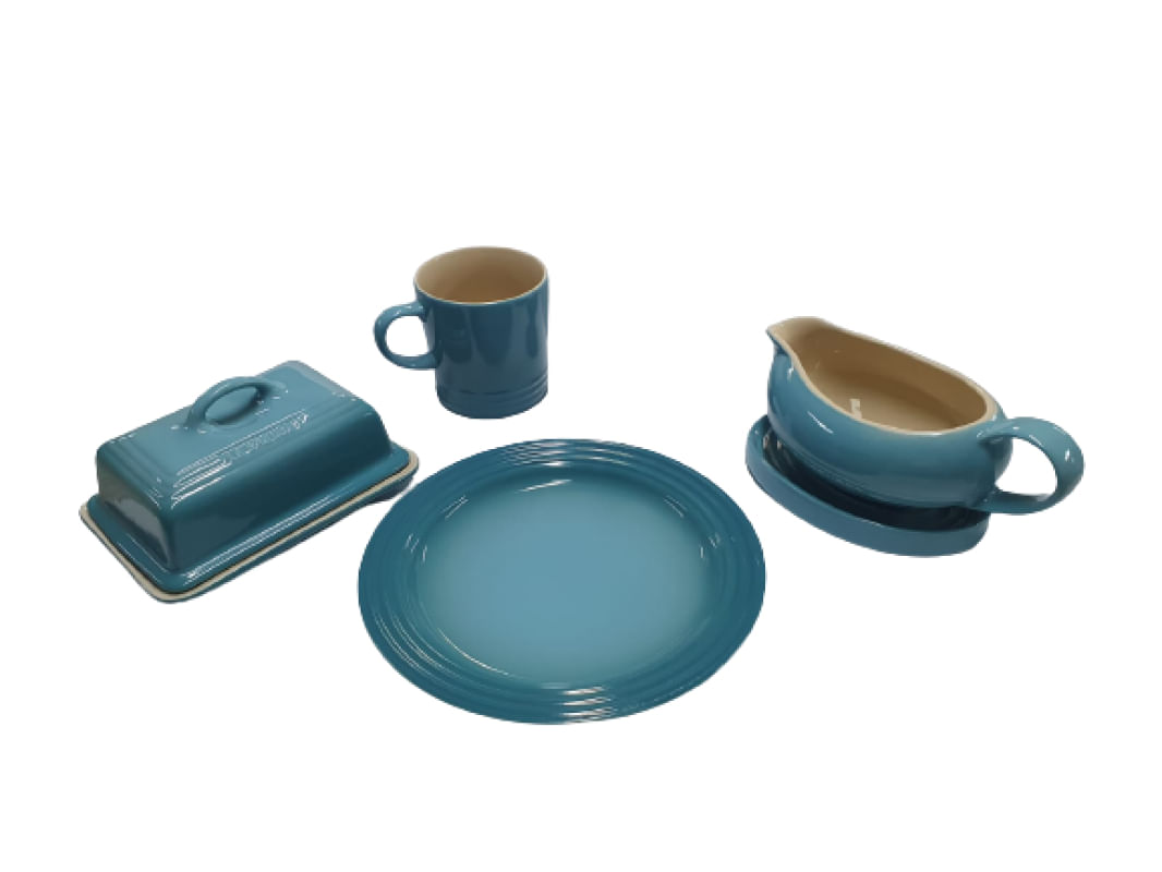 CONJUNTO CAFÉ DA MANHÃ LE CREUSET 5 PEÇAS