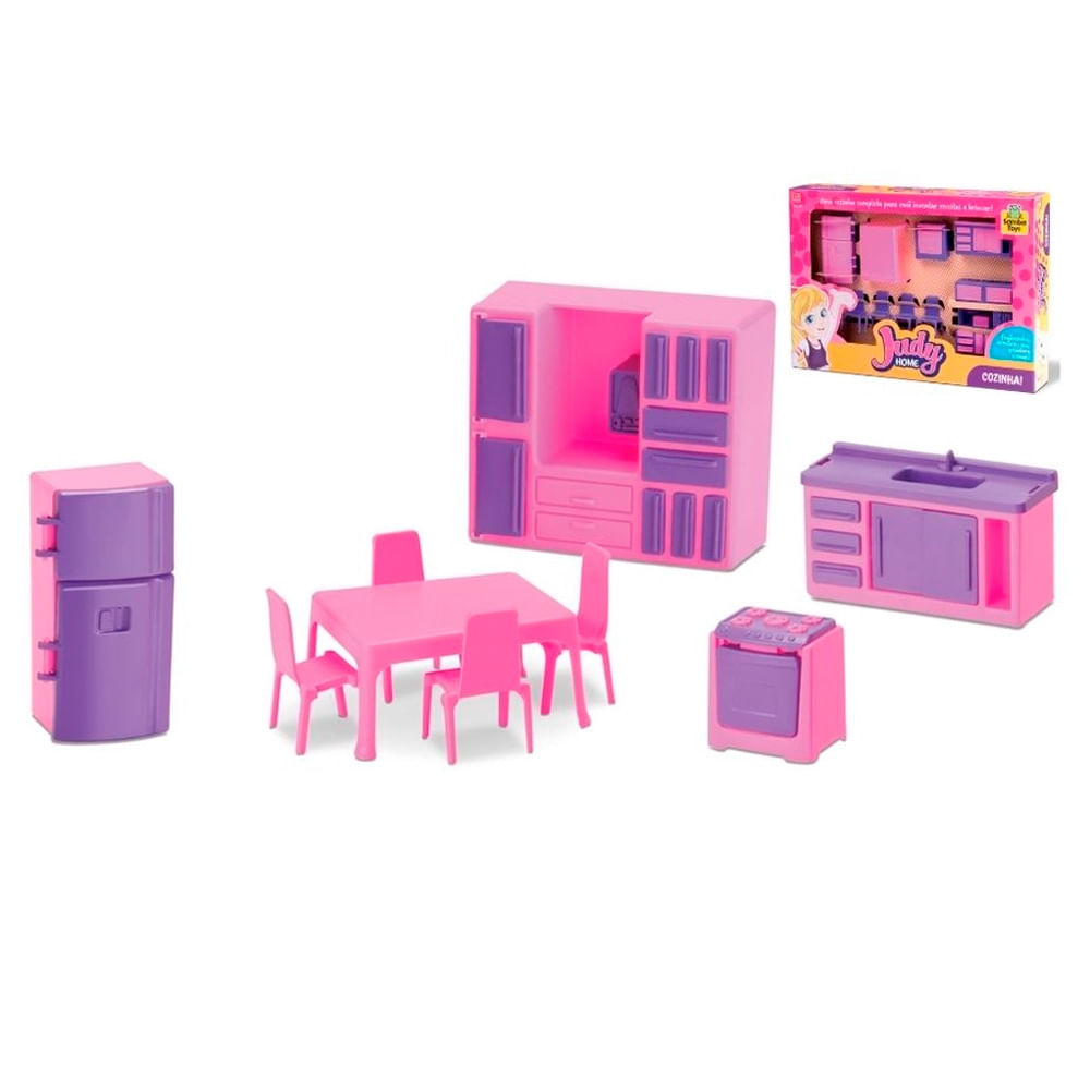 Brinquedo Cozinha completa Judy Home 0402 26717 Samba Toys