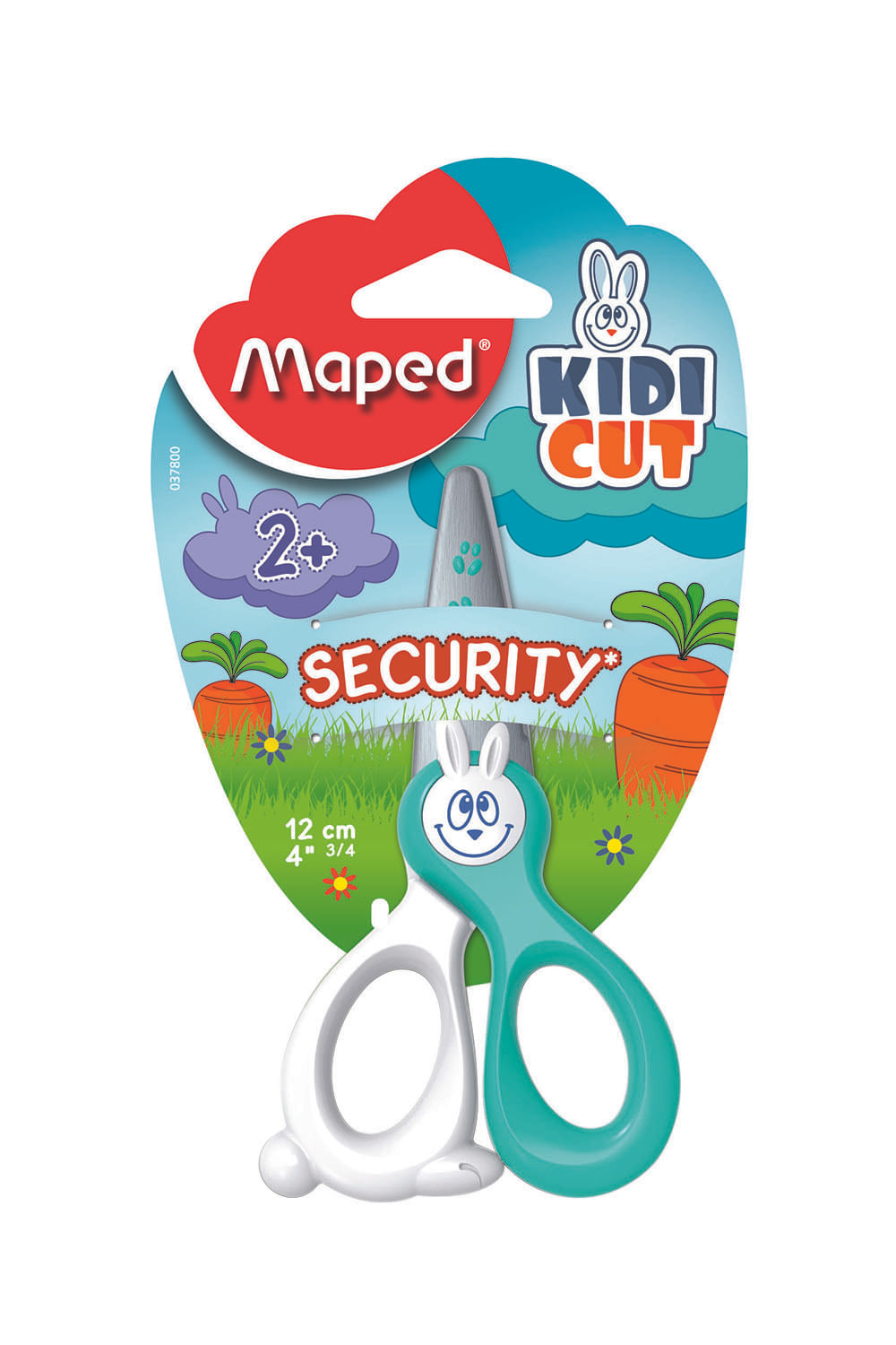 Tesoura Escolar Maped Kidicut Security com Ponta Redonda 12cm