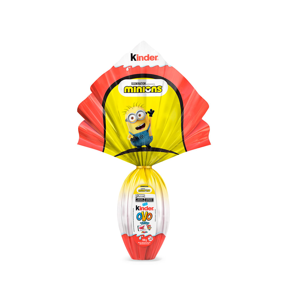 Ovo de Páscoa Kinder Maxi Minions 100g