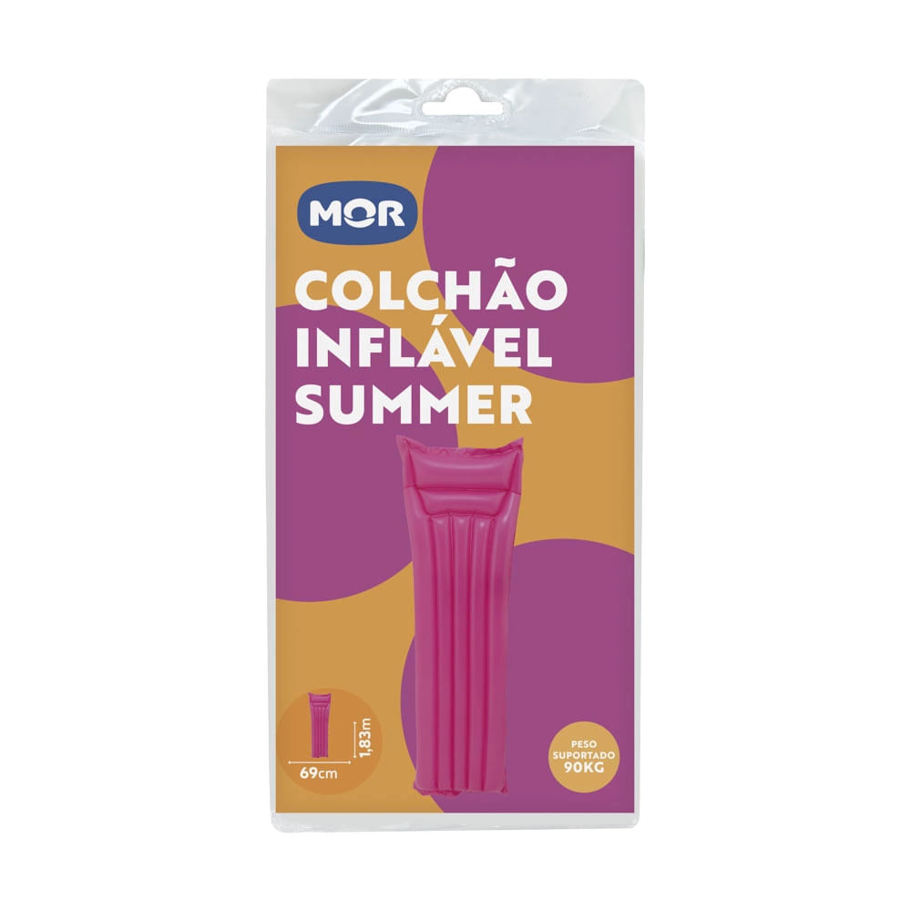 Colchão Inflável Mor Summer 183x69cm - Item Sortido