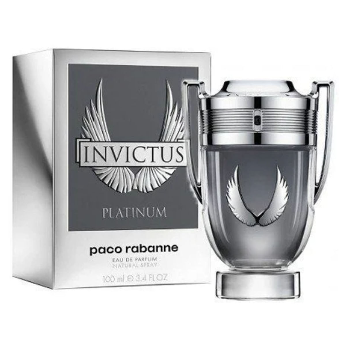 Invictus Platinum Paco Rabanne Eau de Parfum - Perfume Masculino 100ml