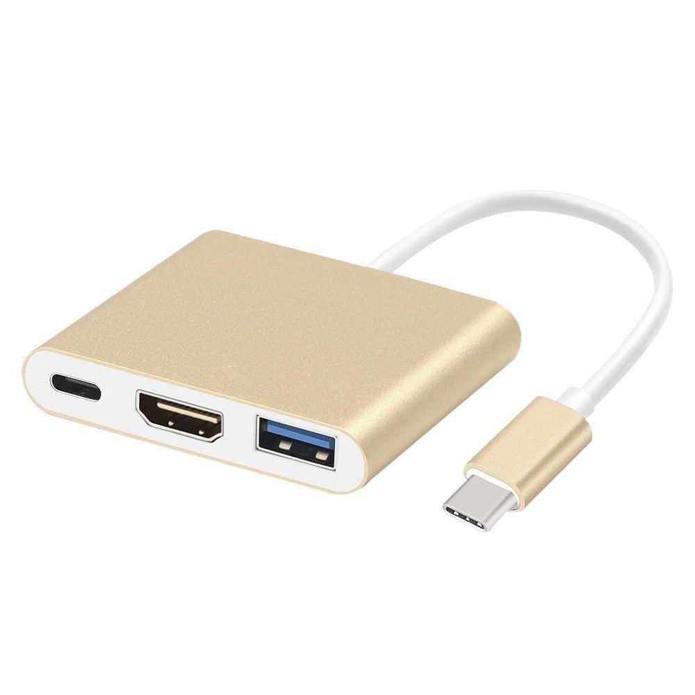 Adaptador Conversor Usb 3.1 Type C Thunderbolt 3.0 X Hdmi Usb 3 Tipo C