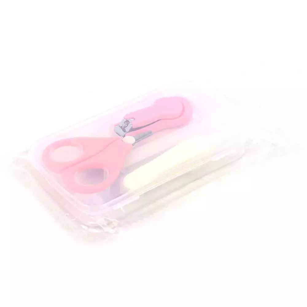 Kit Higiene Le Baby Case com 4 Peças Rosa