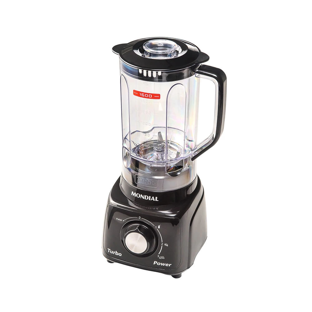 Liquidificador Mondial Turbo Power L-99 FB Preto - 220V