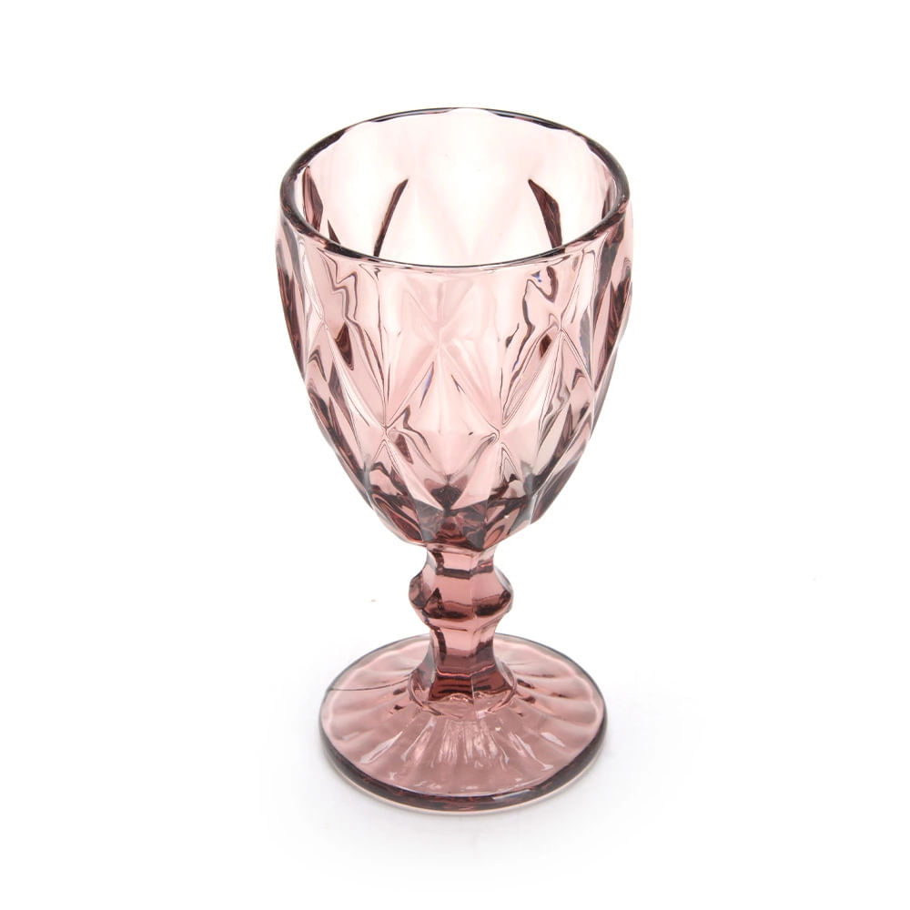 Taça de Vidro para Água Le Brisa Rosa 300ml