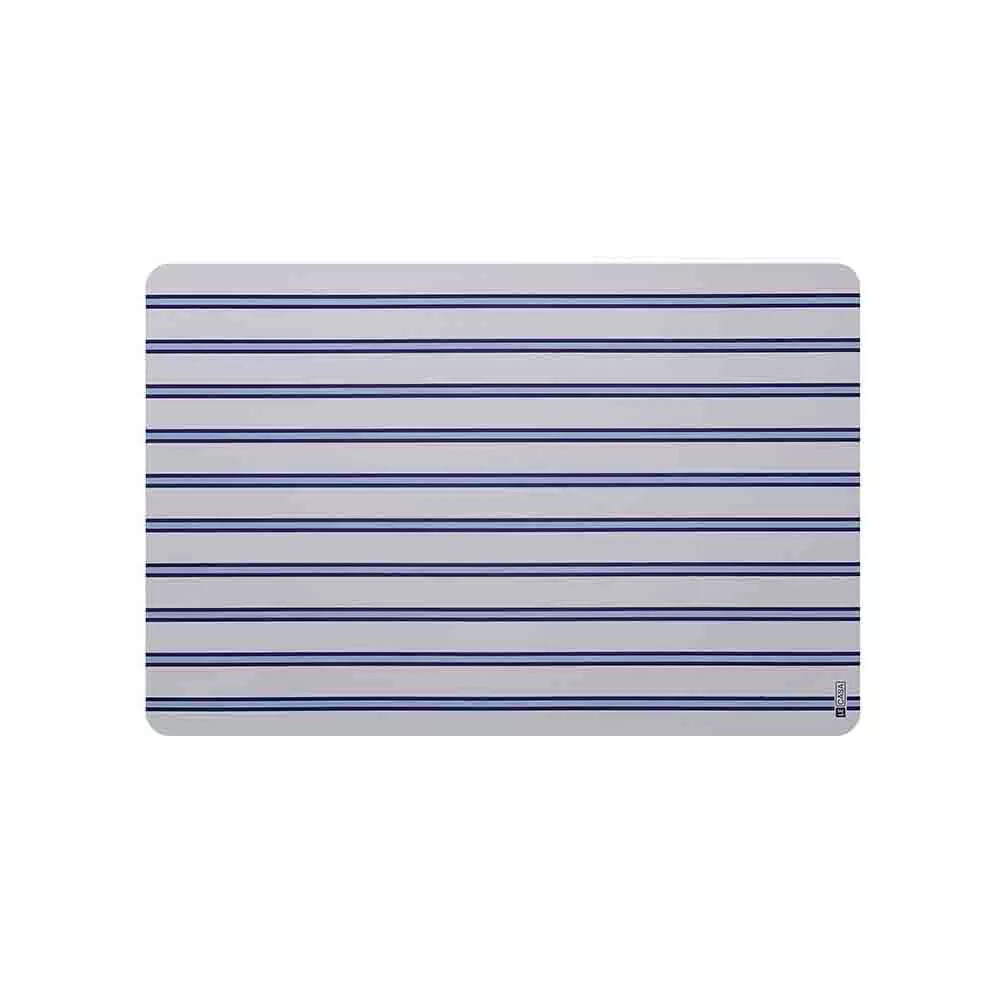 Americano Le Stripe em Plástico Azul 43,5x28,5cm 1 Peça