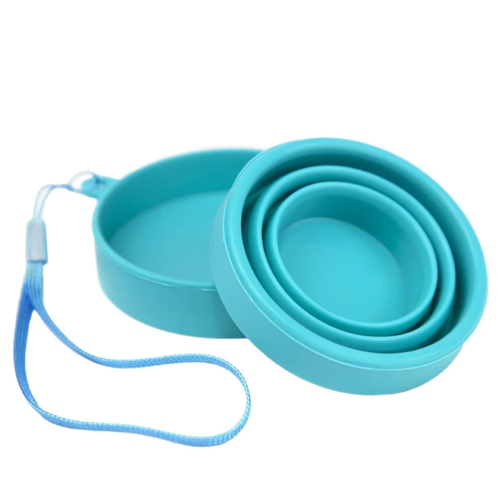 Copo Retrátil de Silicone Le Ecosmart Azul 170ml