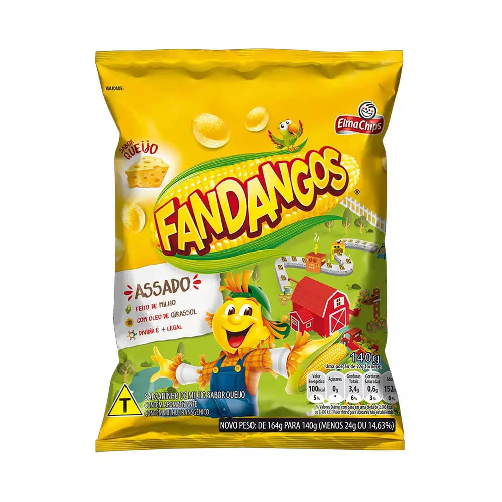 Salgadinho Fandangos Queijo 140g