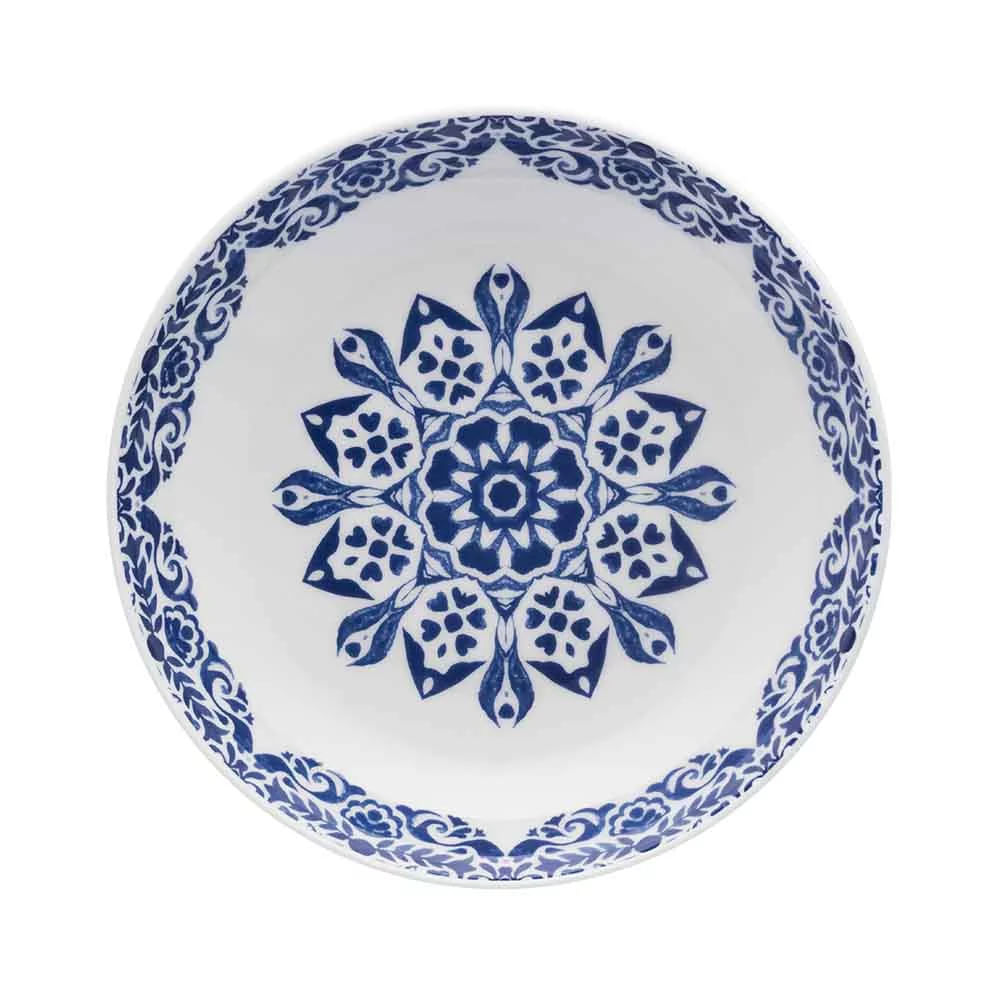 Aparelho de Jantar e Chá Oxford Blue Indian em Porcelana 20 Peças