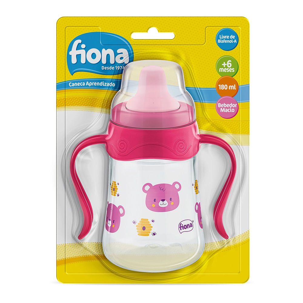 Caneca de Transição Lillo Rosa 180ml