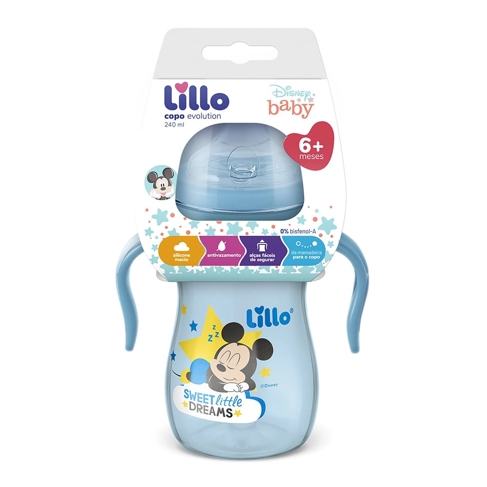 Copo de Aprendizado Lillo Mickey 240ml