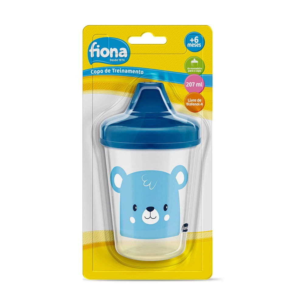 Copo Infantil Lillo Fiona Azul 207ml