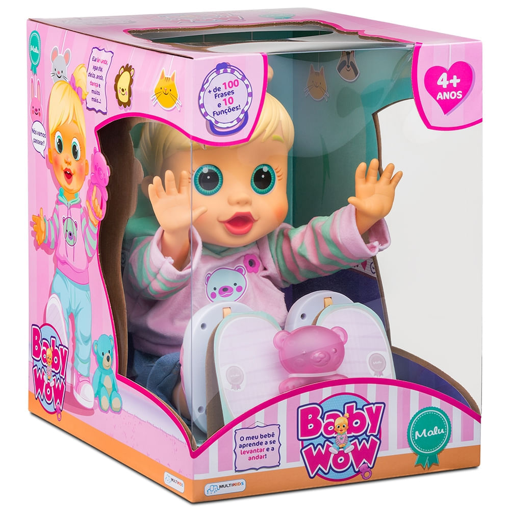 Boneca Bebê - Baby Wow Malu - Multikids - Ri Happy