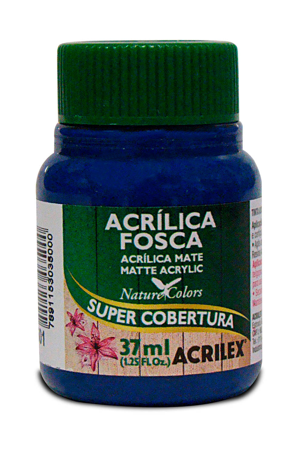 Tinta Acrílica Fosca 37ml Azul Turquesa